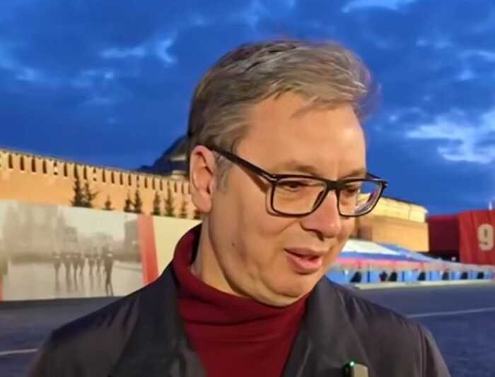 Президент Сербії Вучич на "Красній площі" заявив, що не боїться покарання від ЄС