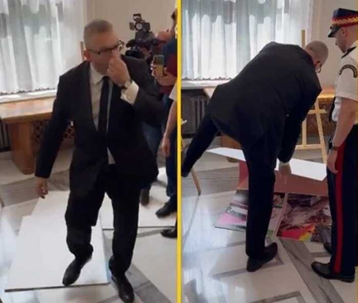У Польщі депутат і колишній кандидат у президенти знищив виставку про толерантність до ЛГБТ