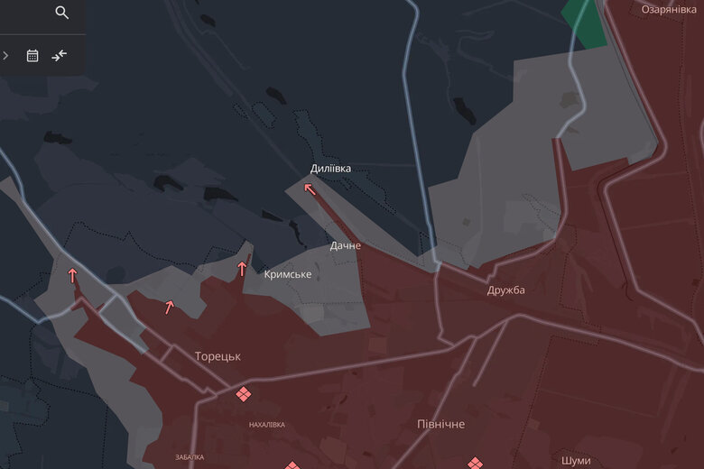 Окупанти просунулися біля трьох селищ на Донеччині
